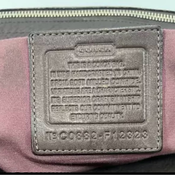 Coach Bleecker Felicia Pebbled Brown Leather C0882-F12323 - Picture 8 of 12